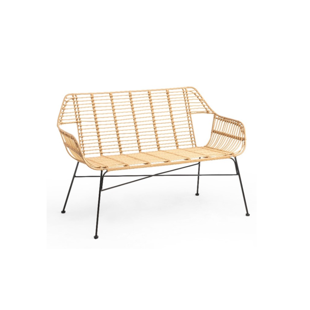 Palm Springs Bench - Beige Desert River Rentals